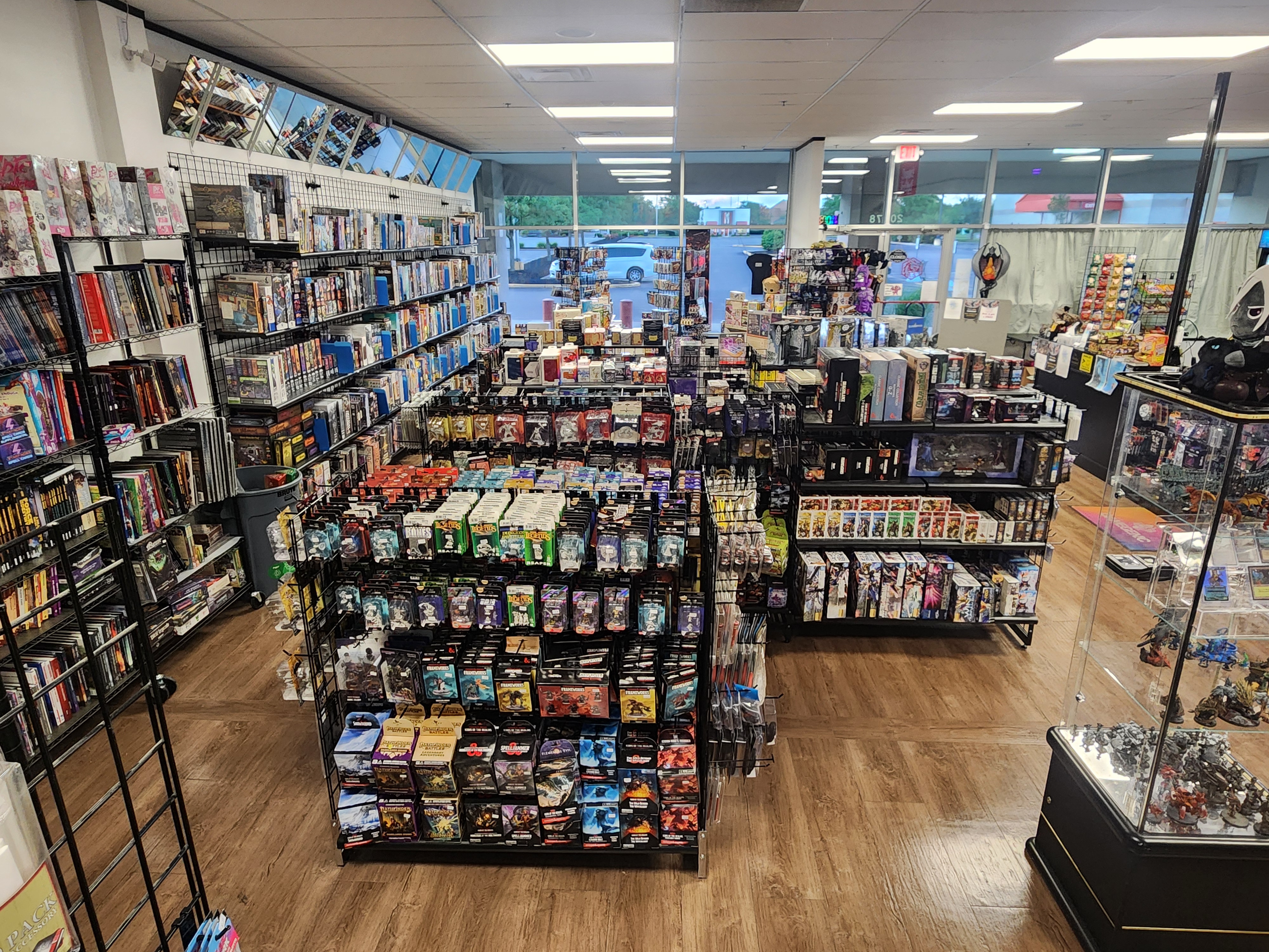 Inside main entrance in store merchandise area.