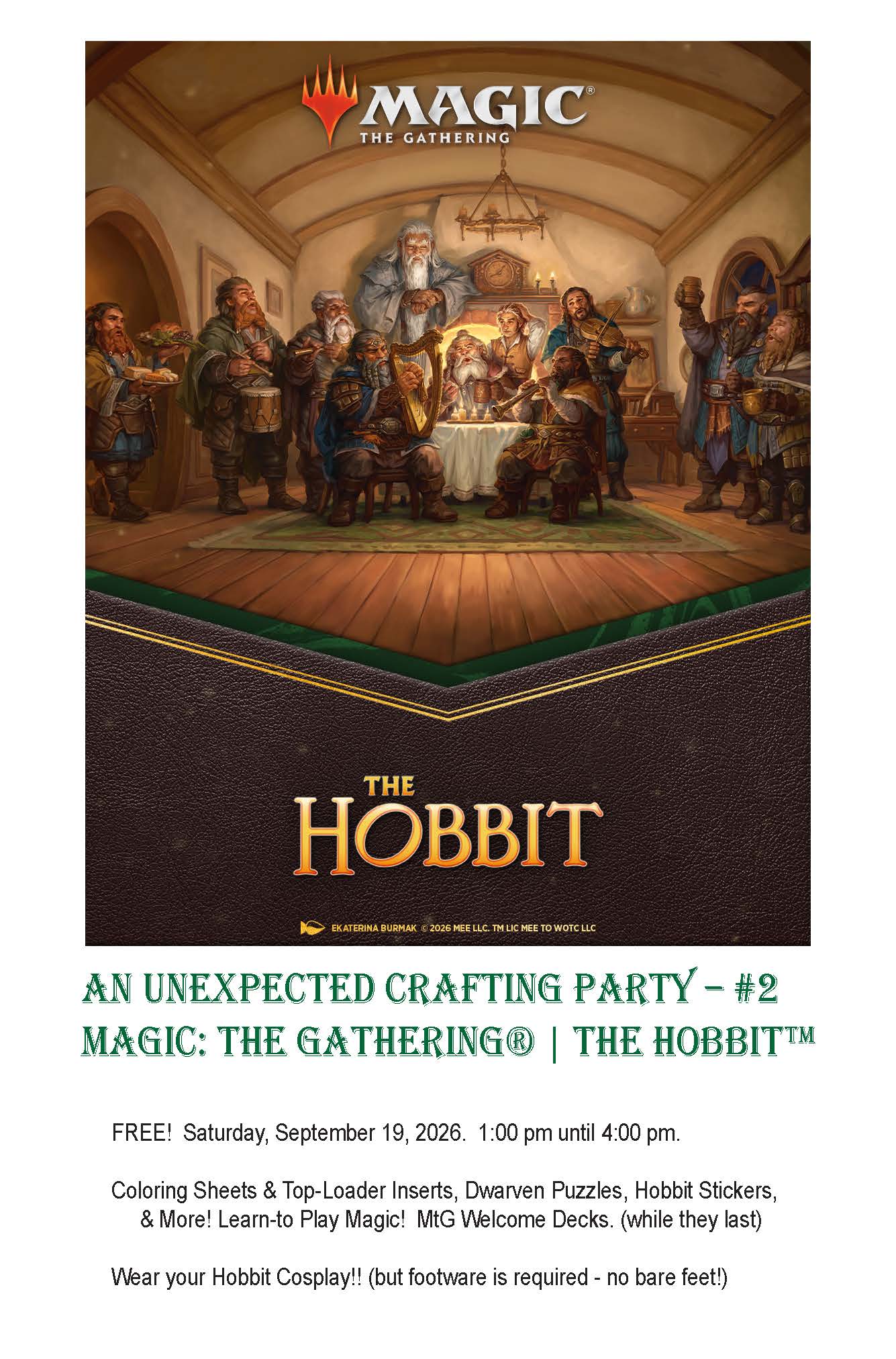 Hobbit Craft Party 2